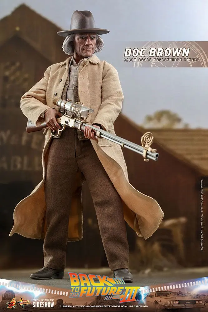 Back To The Future III Movie Masterpiece akcijska figura 1/6 Doc Brown 32 cm fotografija proizvoda