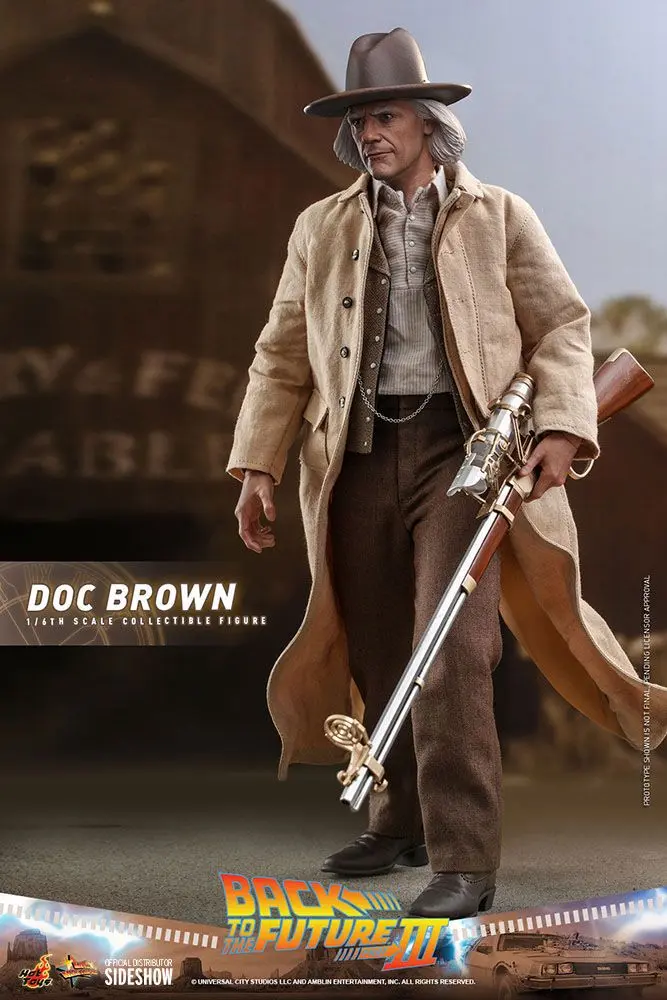 Back To The Future III Movie Masterpiece akcijska figura 1/6 Doc Brown 32 cm fotografija proizvoda