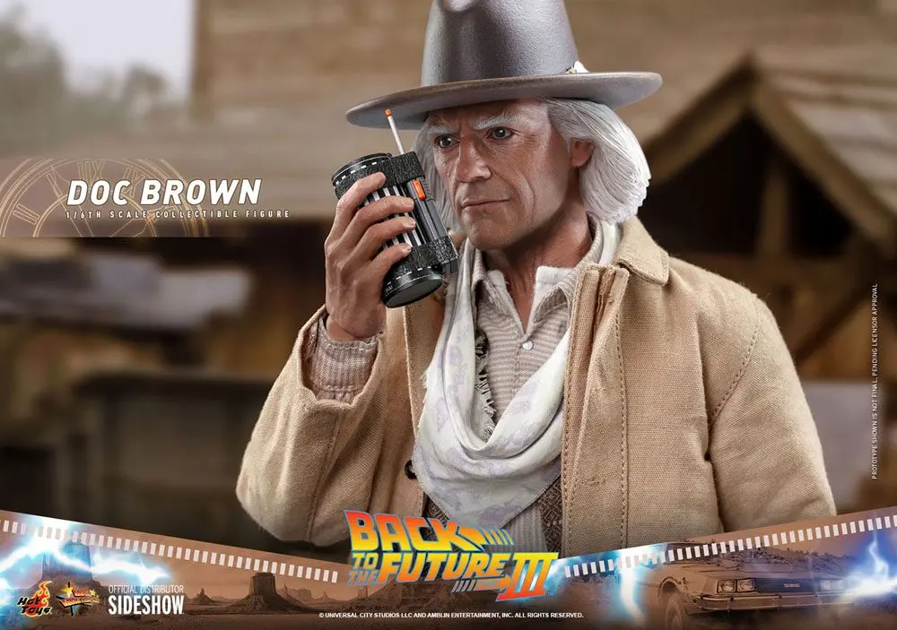 Back To The Future III Movie Masterpiece akcijska figura 1/6 Doc Brown 32 cm fotografija proizvoda