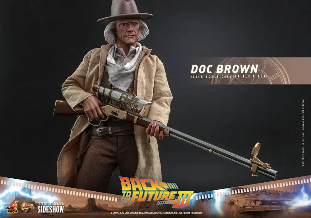 Back To The Future III Movie Masterpiece akcijska figura 1/6 Doc Brown 32 cm fotografija proizvoda