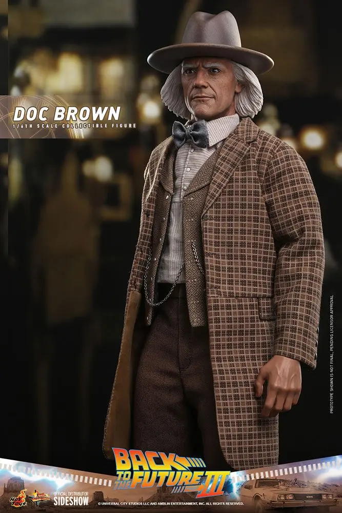 Back To The Future III Movie Masterpiece akcijska figura 1/6 Doc Brown 32 cm fotografija proizvoda