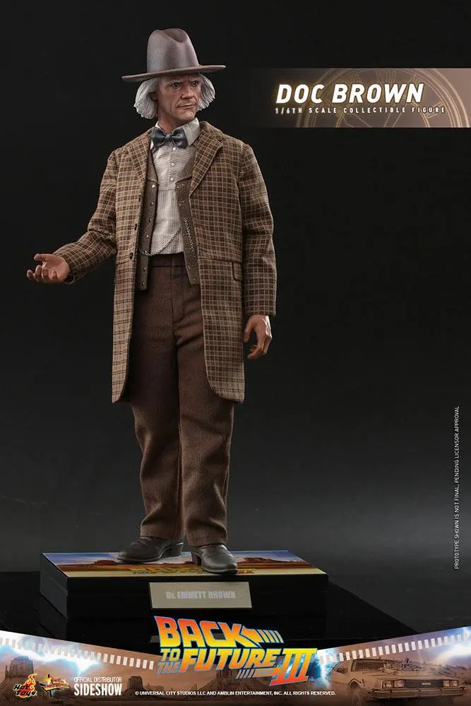 Back To The Future III Movie Masterpiece akcijska figura 1/6 Doc Brown 32 cm fotografija proizvoda