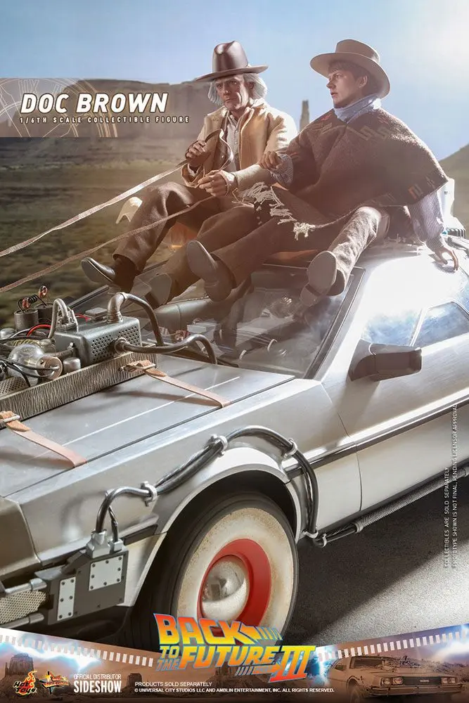 Back To The Future III Movie Masterpiece akcijska figura 1/6 Doc Brown 32 cm fotografija proizvoda