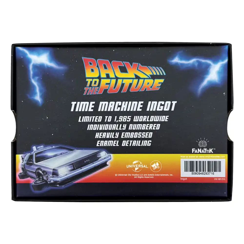 Back To The Future Ingot 40. godišnjica Time Circuits ograničeno izdanje fotografija proizvoda