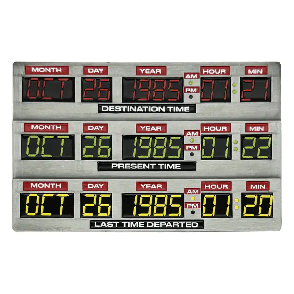 Back To The Future Ingot 40. godišnjica Time Circuits ograničeno izdanje fotografija proizvoda