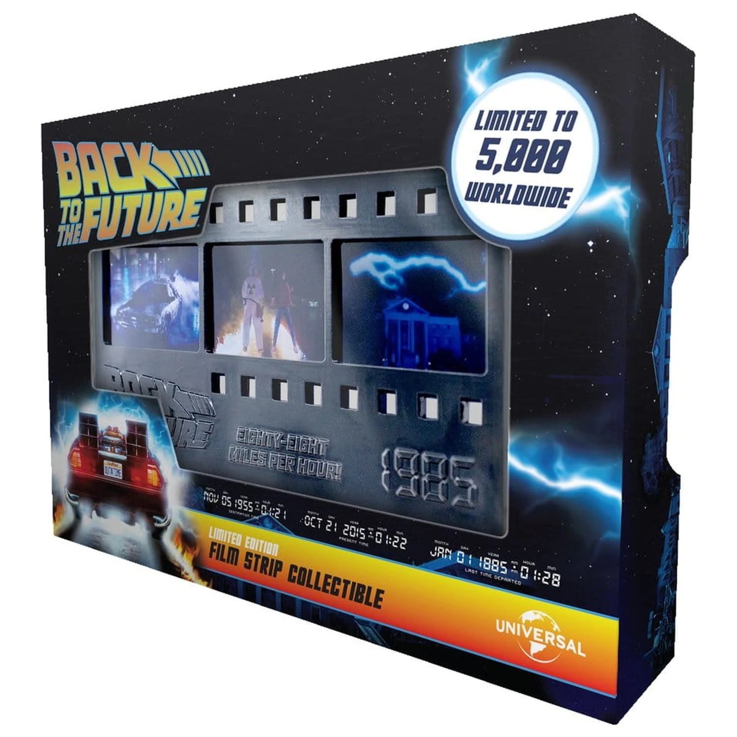 Back to the Future Ingot Metal Film Strip Collectible Ograničeno Izdanje fotografija proizvoda
