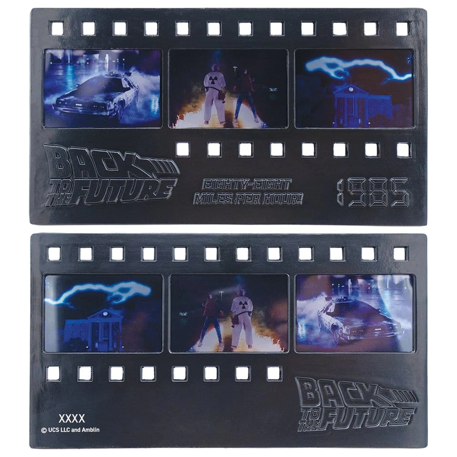 Back to the Future Ingot Metal Film Strip Collectible Ograničeno Izdanje fotografija proizvoda