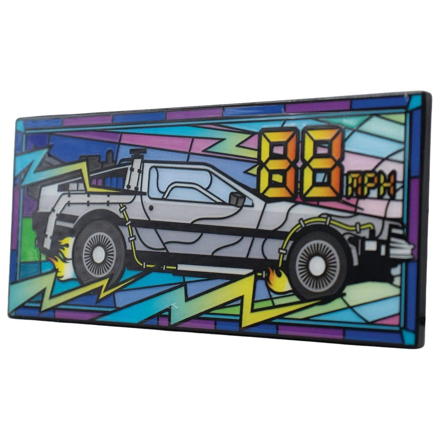 Back to the Future poluga s uzorkom vitraja – Ograničeno izdanje fotografija proizvoda