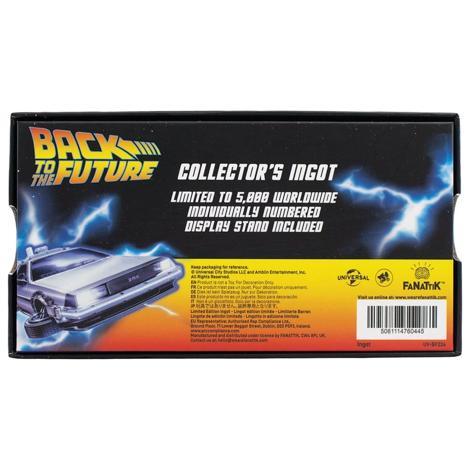 Back to the Future poluga s uzorkom vitraja – Ograničeno izdanje fotografija proizvoda