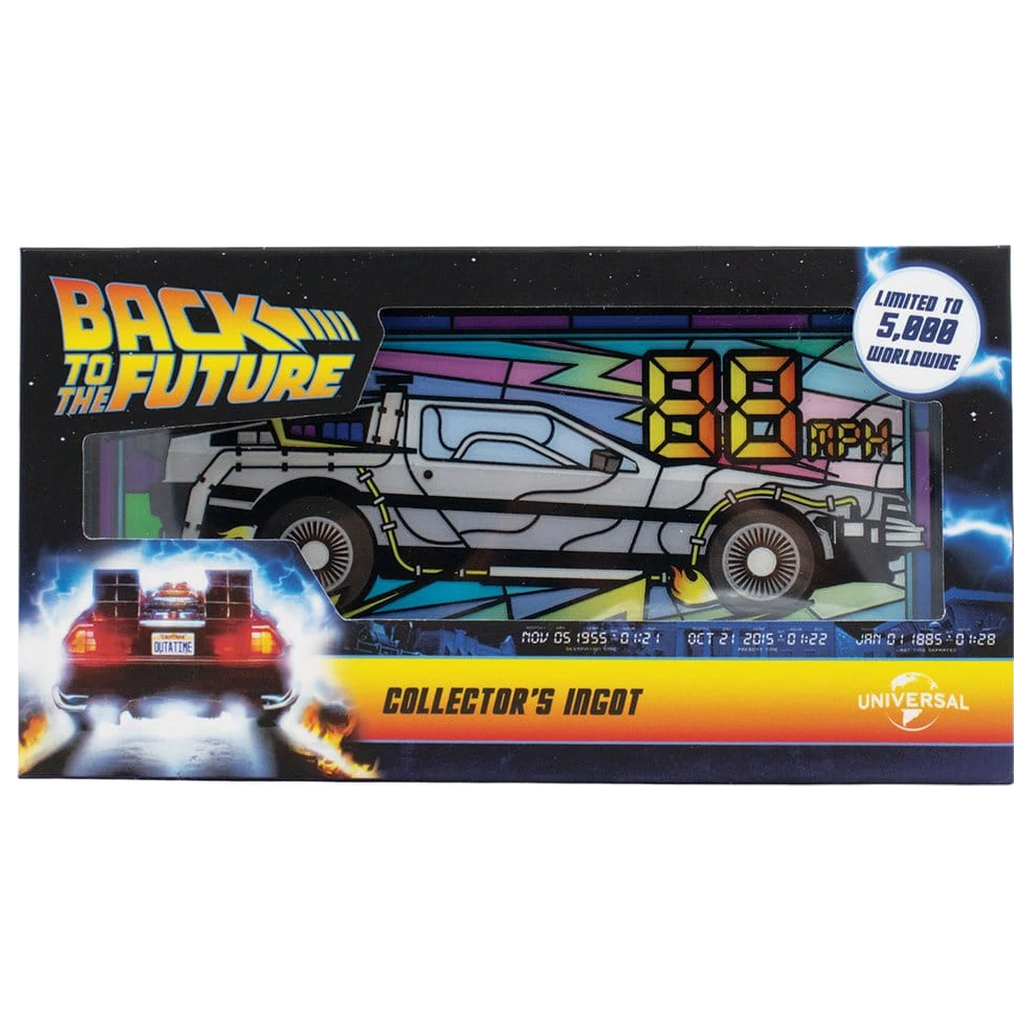 Back to the Future poluga s uzorkom vitraja – Ograničeno izdanje fotografija proizvoda
