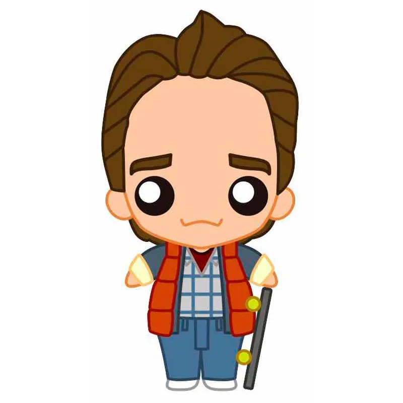 Back to the Future McFly aero-skate Pokis figura fotografija proizvoda