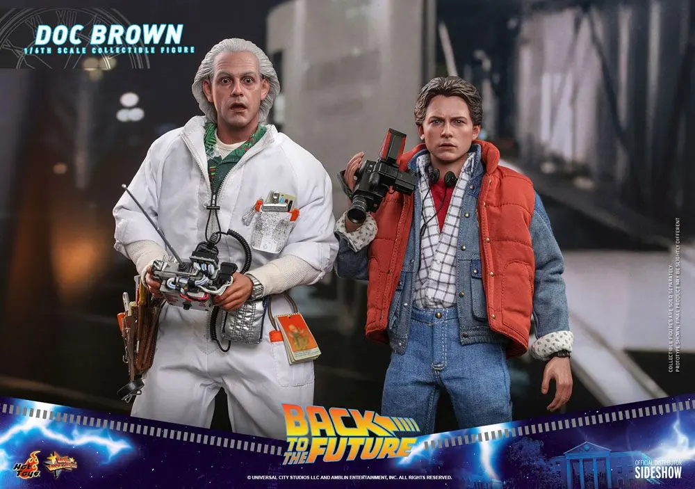 Back To The Future Movie Masterpiece akcijska figura 1/6 Doc Brown 30 cm fotografija proizvoda