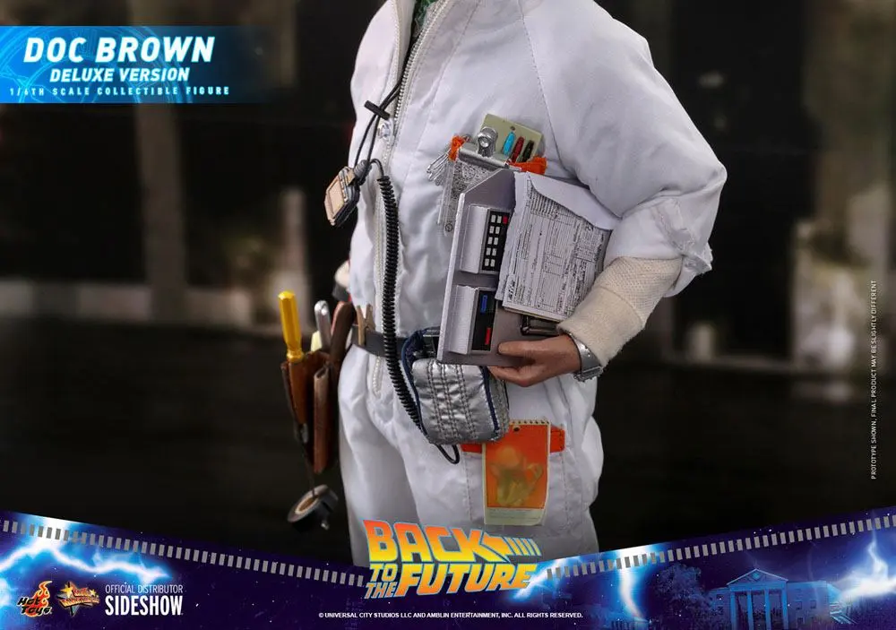 Back To The Future Movie Masterpiece akcijska figura 1/6 Doc Brown (Deluxe Version) 30 cm fotografija proizvoda