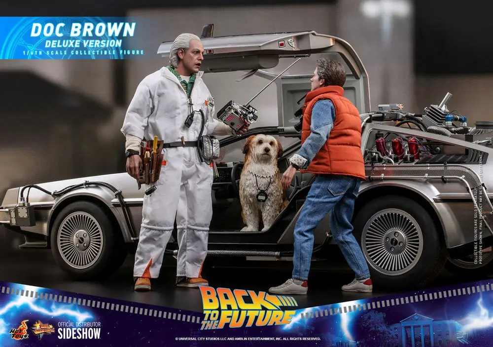 Back To The Future Movie Masterpiece akcijska figura 1/6 Doc Brown (Deluxe Version) 30 cm fotografija proizvoda