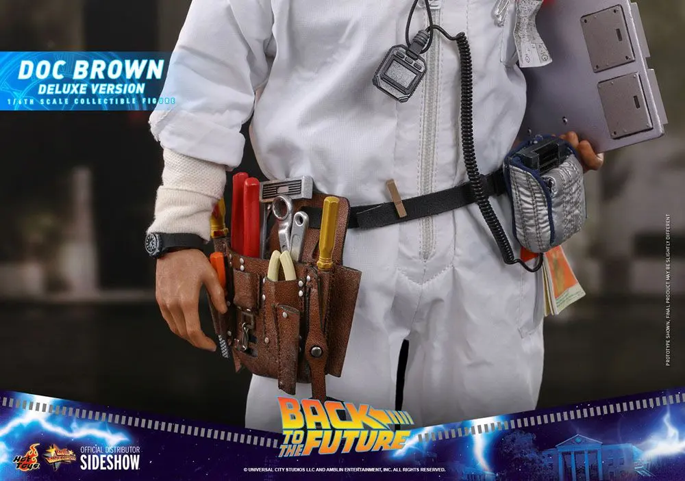 Back To The Future Movie Masterpiece akcijska figura 1/6 Doc Brown (Deluxe Version) 30 cm fotografija proizvoda