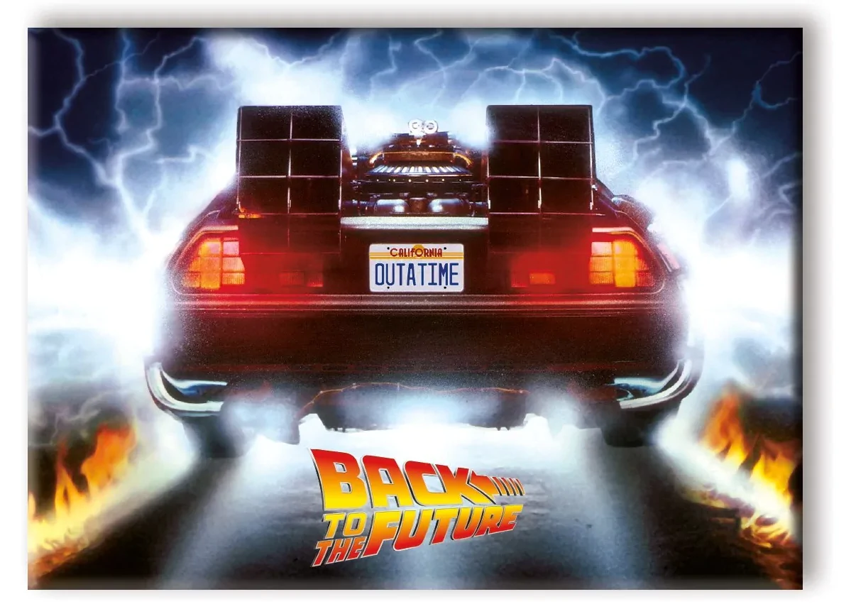 Back to the Future OUTATIME Magnet - Magnet fotografija proizvoda