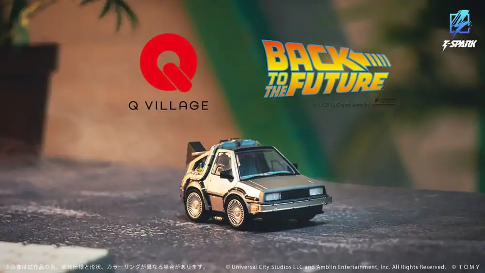 Back to the Future Q-Village vozilo s minifigurama Time Machine 9 cm fotografija proizvoda