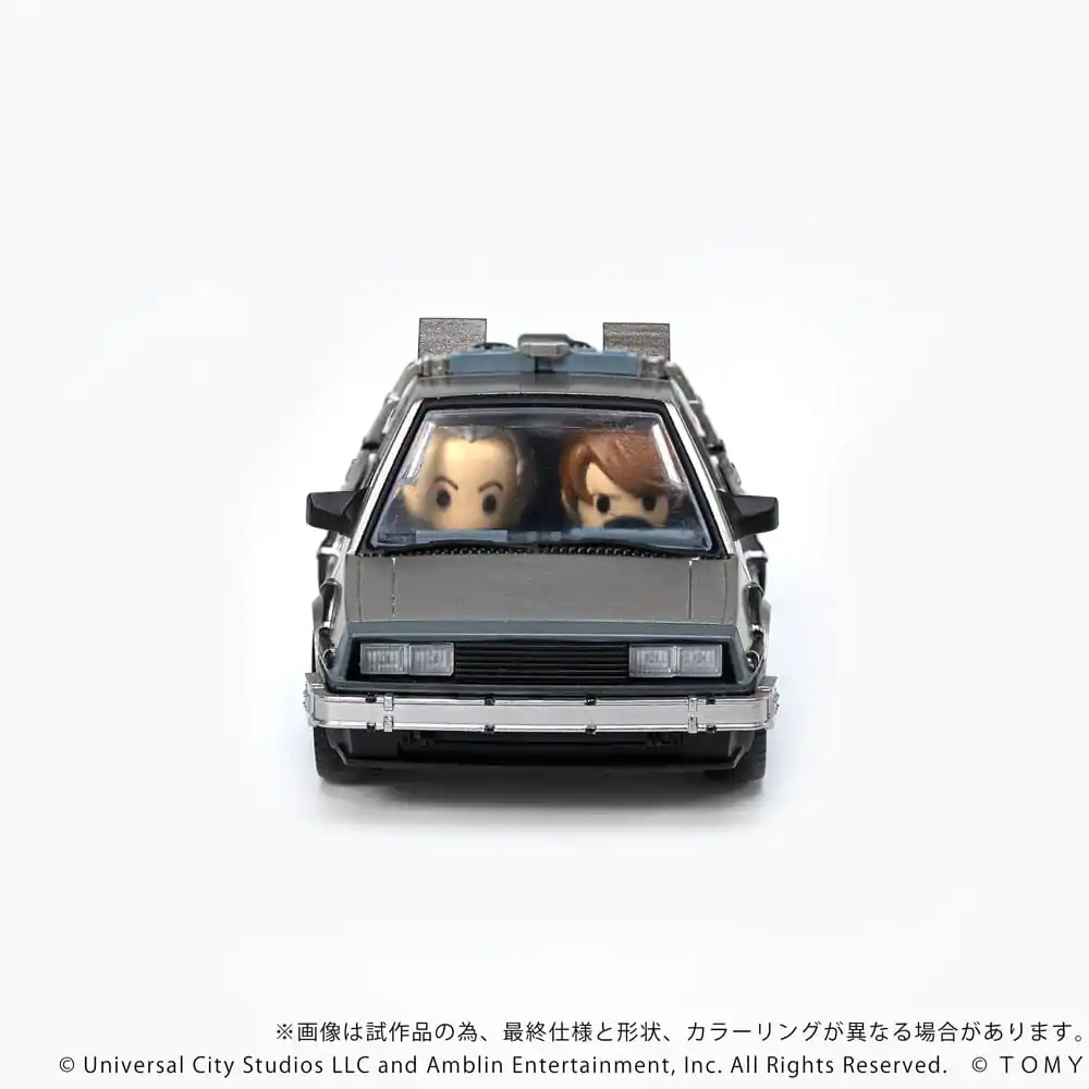 Back to the Future Q-Village vozilo s minifigurama Time Machine 9 cm fotografija proizvoda