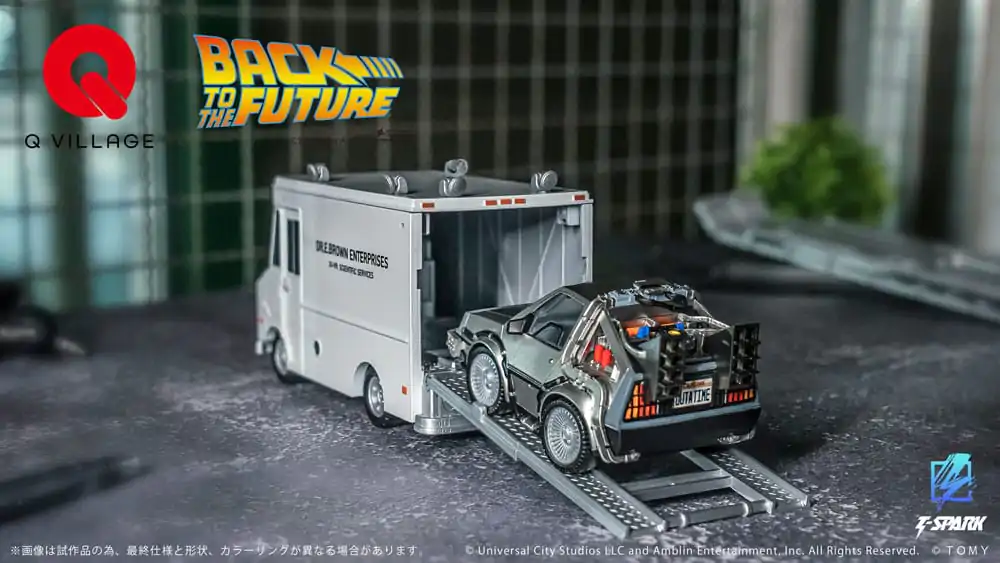 Back to the Future Q-Village Vozila s mini-figuricama Time Machine Deluxe Set 9 centimetara fotografija proizvoda