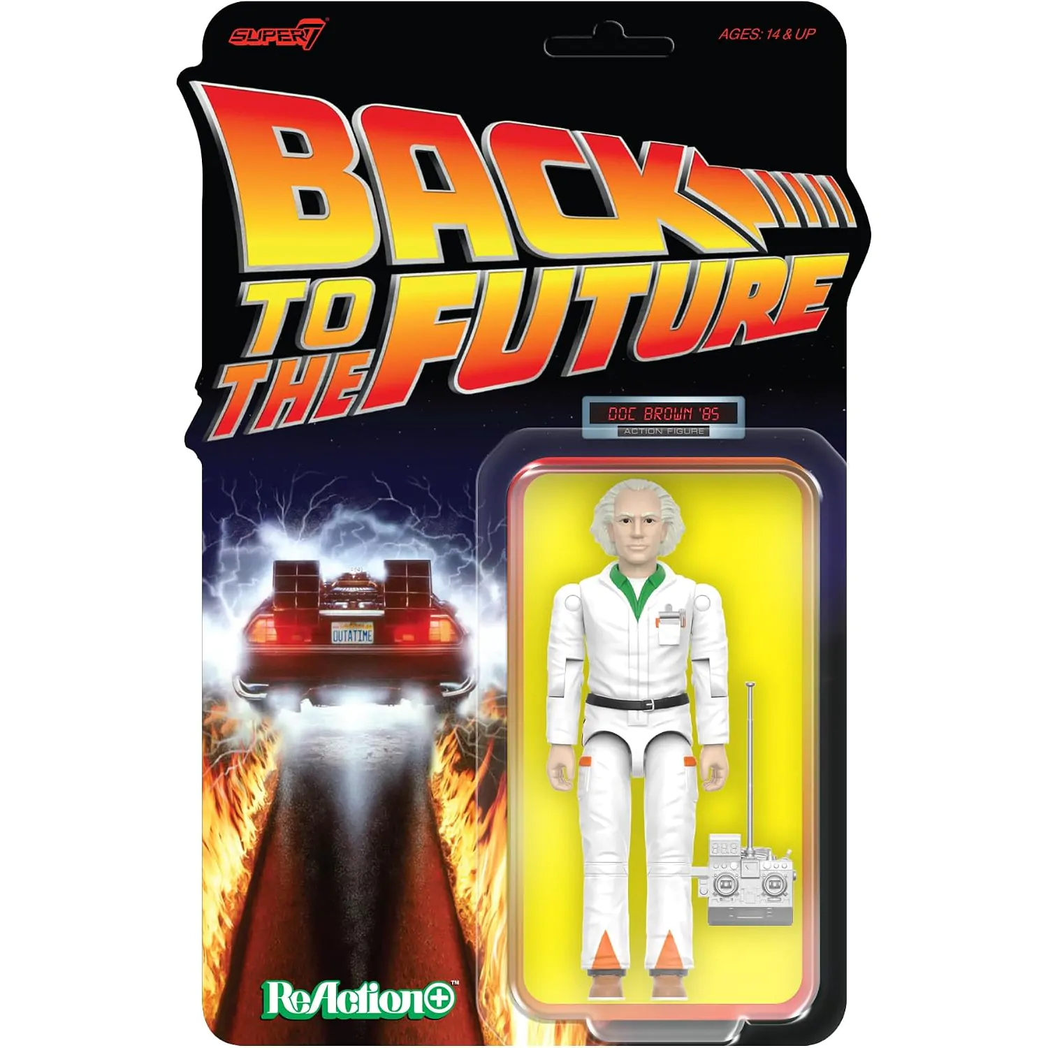 Back To The Future ReAction+ akcijska figura Val 01 Doc Brown '85 fotografija proizvoda