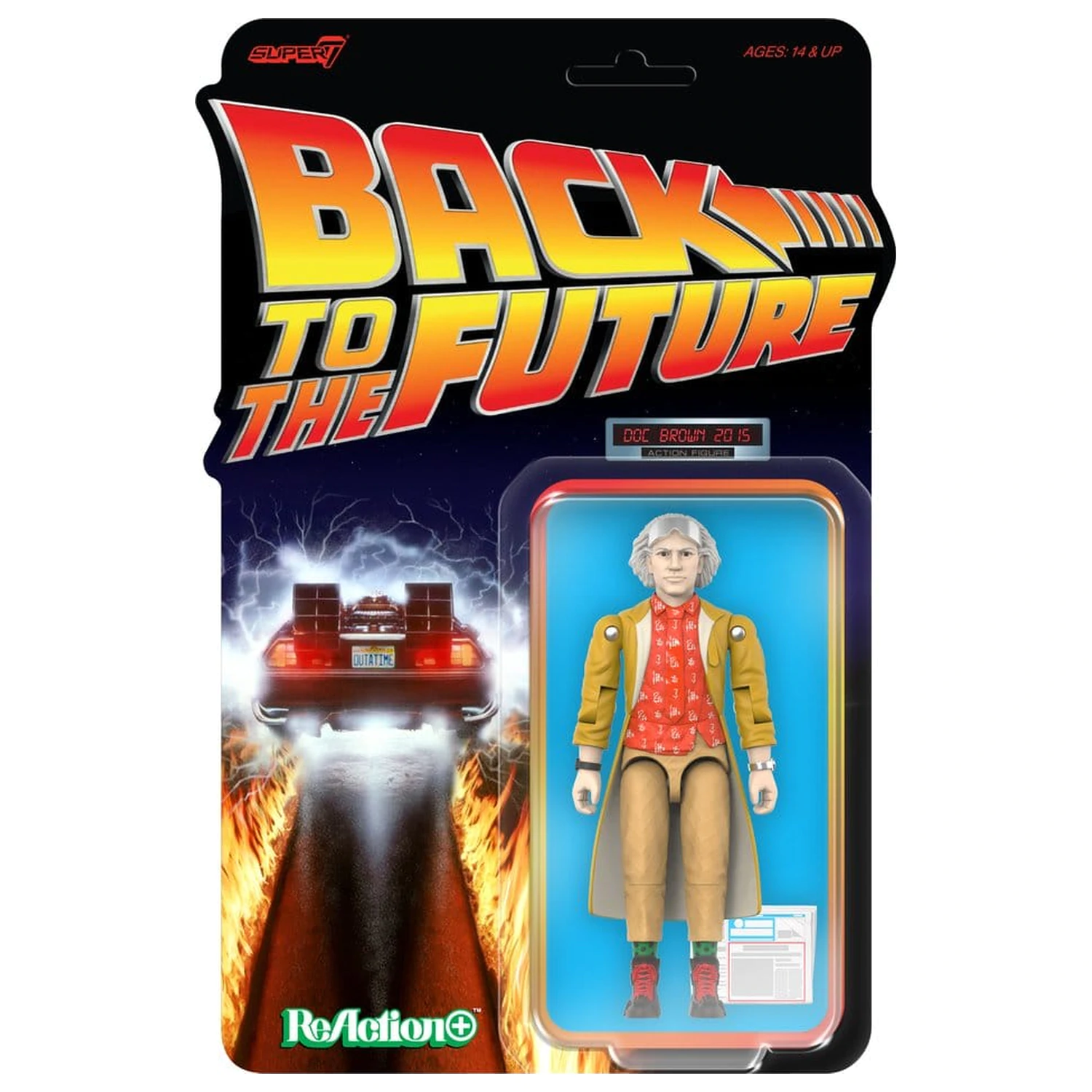 Back to the Future ReAction+ akcijska figura Val 02 Dr. Emmett Brown (2015) fotografija proizvoda