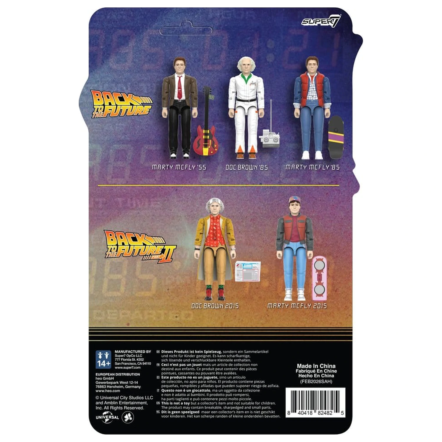 Back to the Future ReAction+ akcijska figura Val 02 Marty McFly (2015) fotografija proizvoda