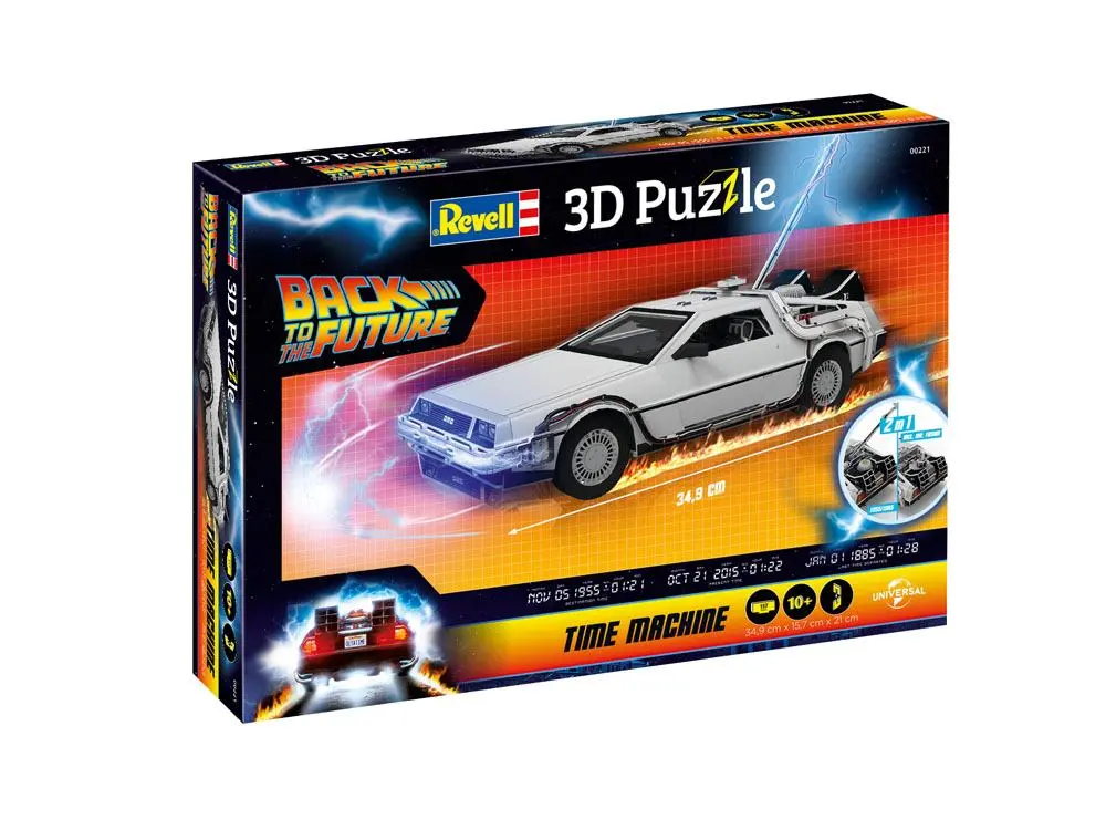 Back to the Future 3D puzzle vremeplov fotografija proizvoda