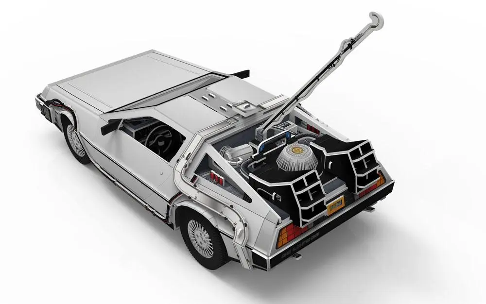 Back to the Future 3D puzzle vremeplov fotografija proizvoda