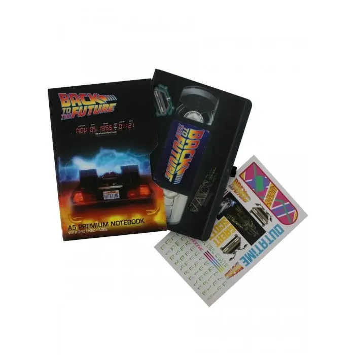 Back to the Future Premium Bilježnica A5 Great Scott VHS fotografija proizvoda