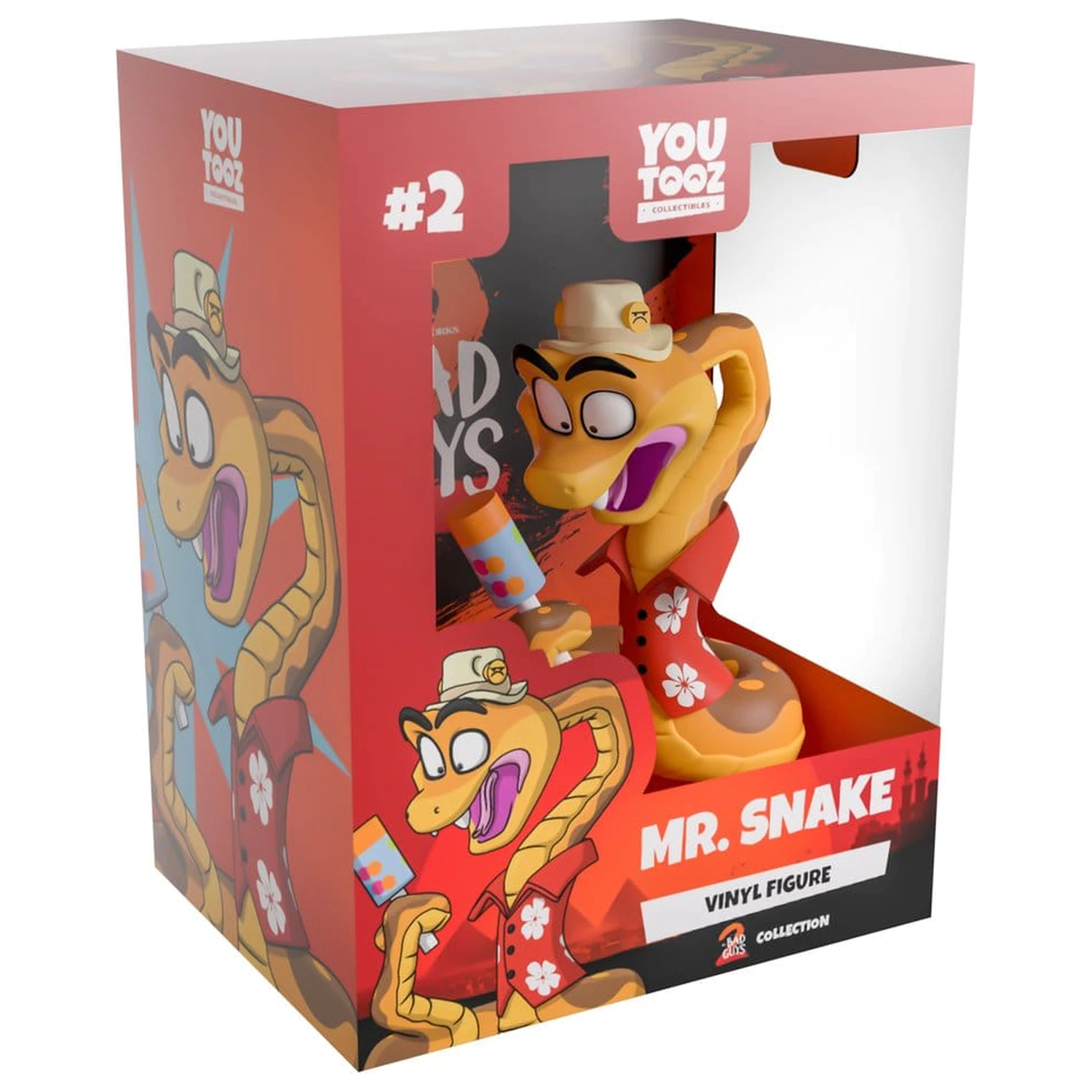 Bad Guys 2 Vinyl Figura Mr. Snake 11 cm fotografija proizvoda