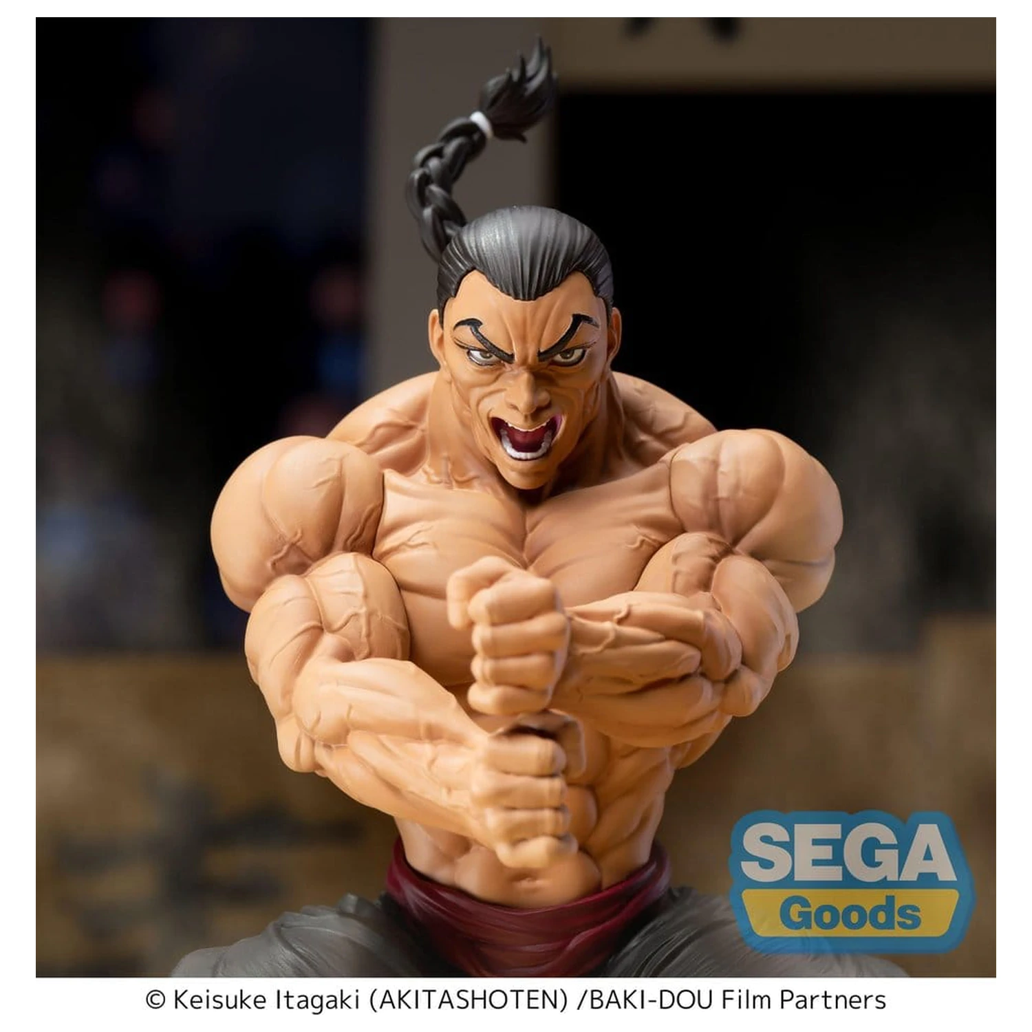 Baki-Dou Luminasta PVC figura Kaioh Retsu 15 cm fotografija proizvoda