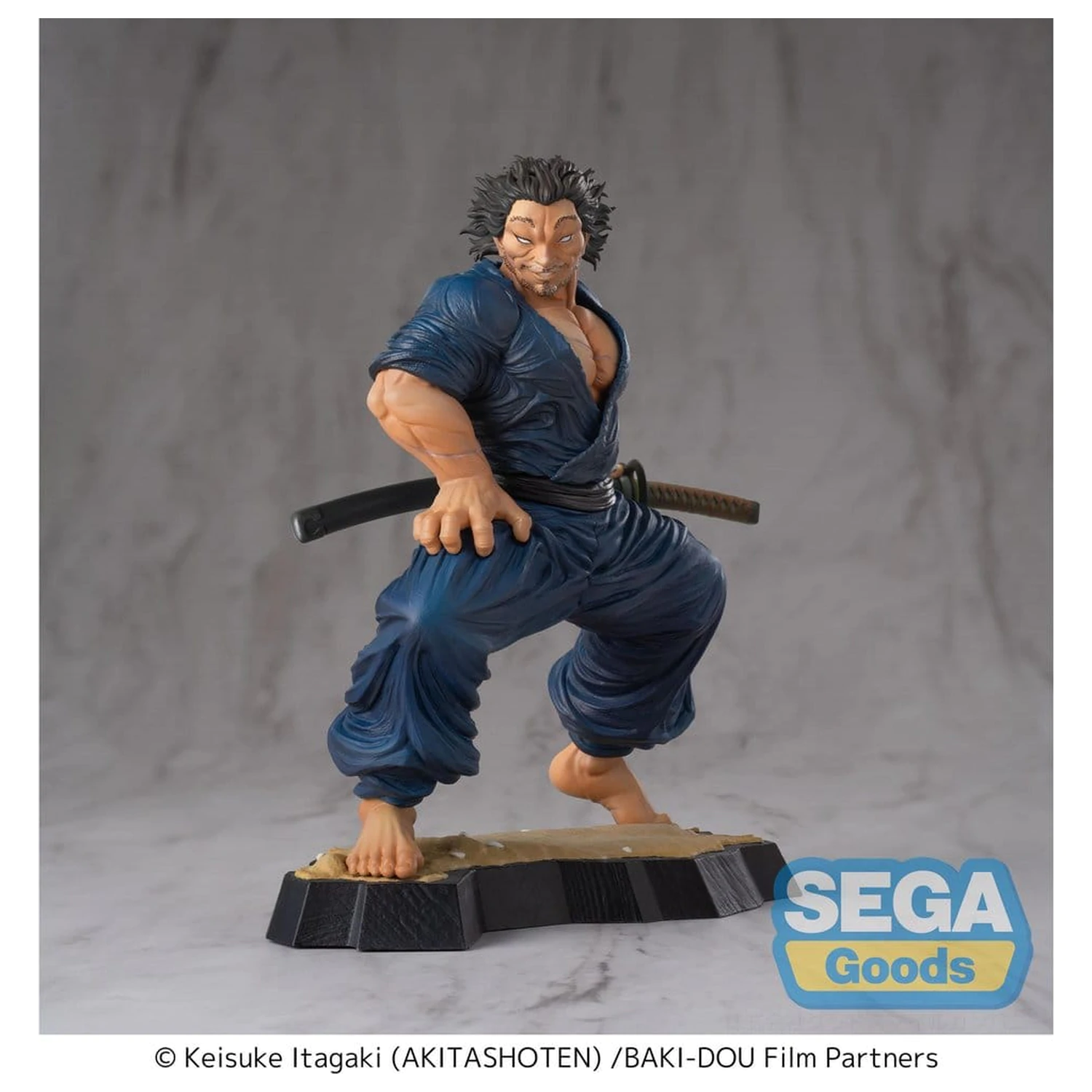 Baki-Dou Luminasta PVC figura Musashi Miyamoto 17 cm fotografija proizvoda