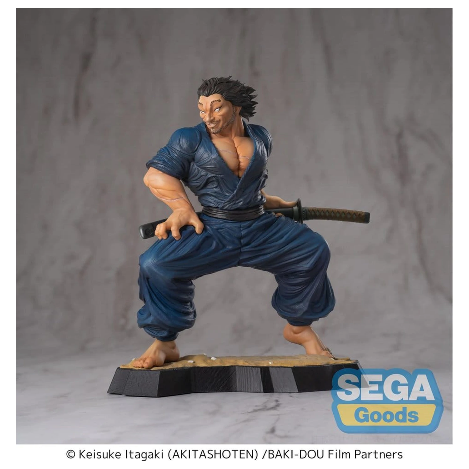 Baki-Dou Luminasta PVC figura Musashi Miyamoto 17 cm fotografija proizvoda