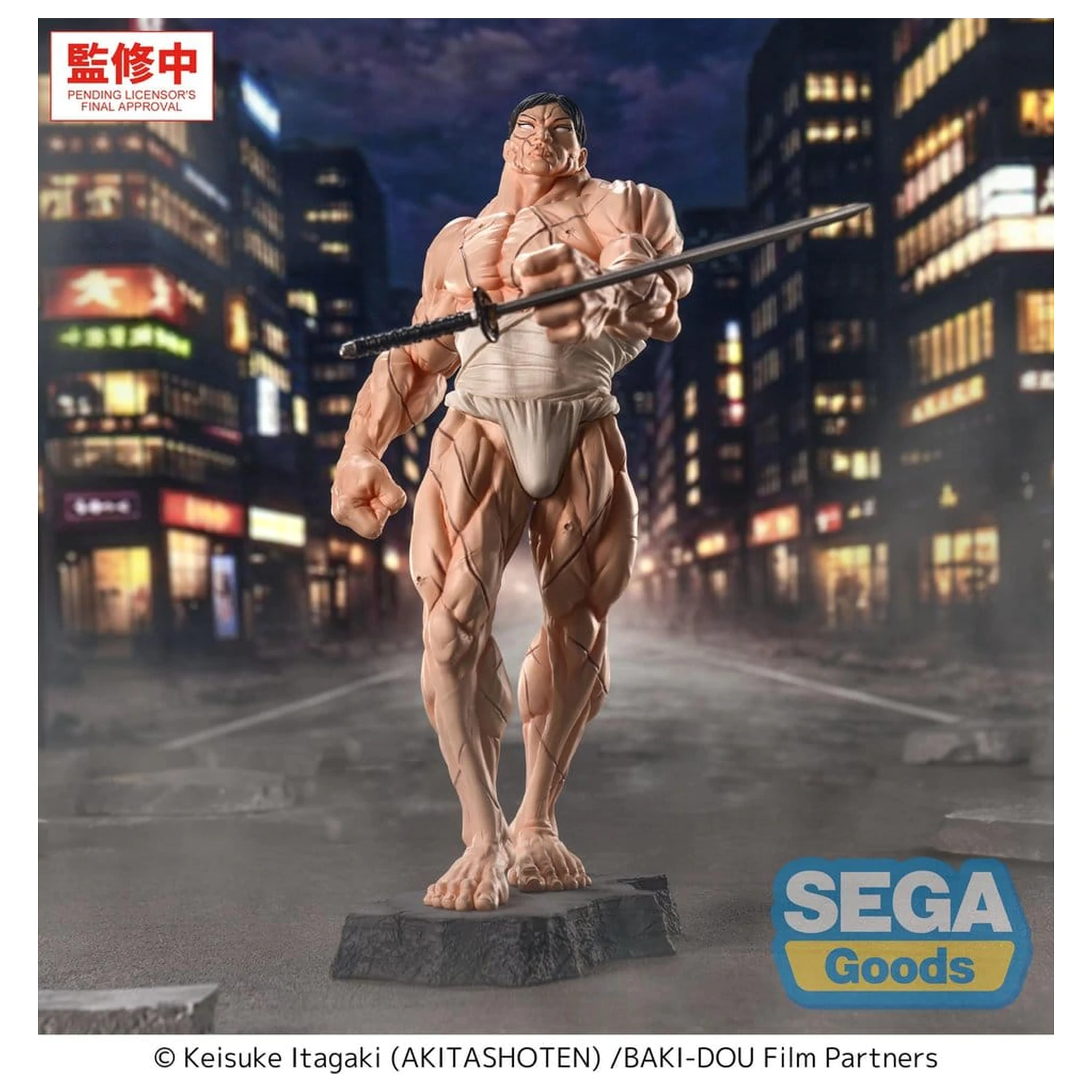 Baki-Dou Luminasta PVC figura Kaoru Hanayama 23 cm fotografija proizvoda