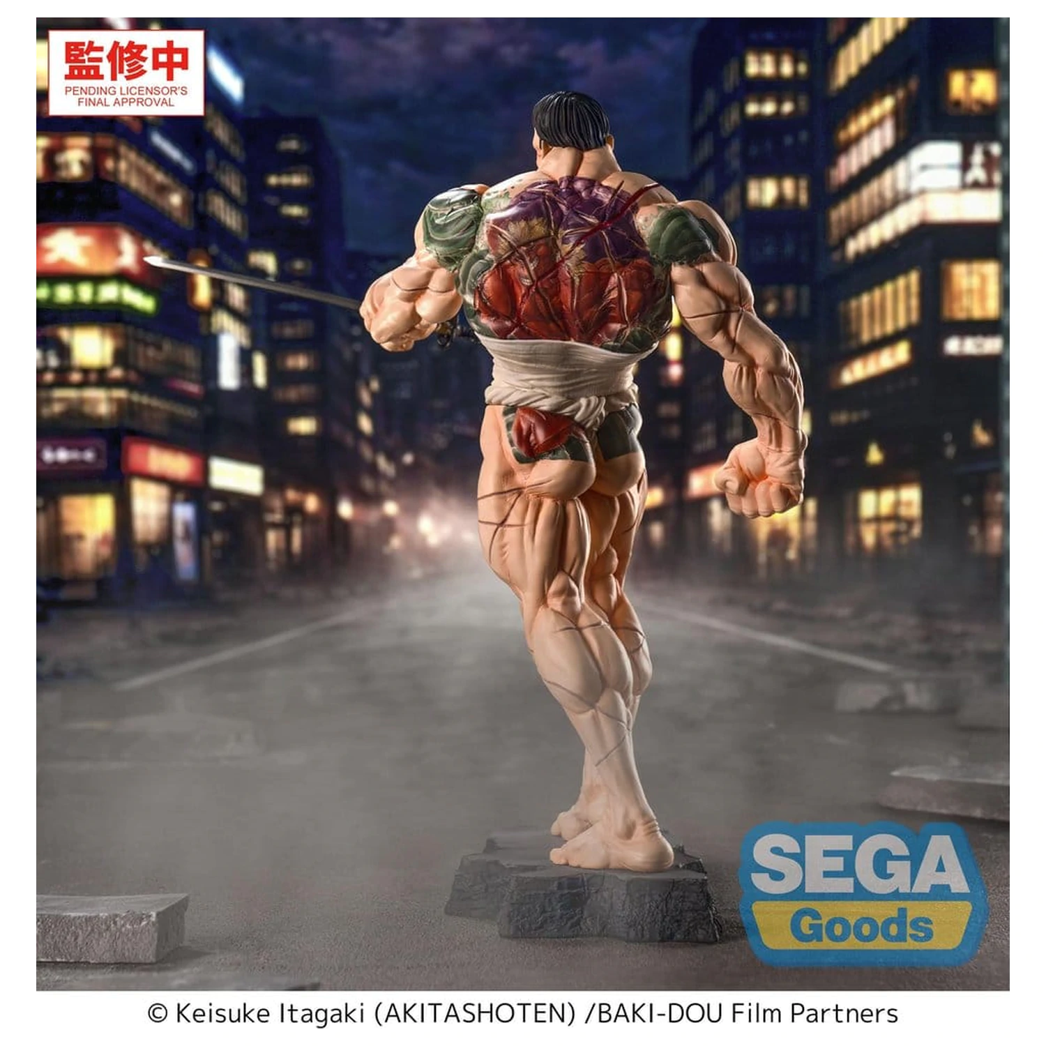 Baki-Dou Luminasta PVC figura Kaoru Hanayama 23 cm fotografija proizvoda