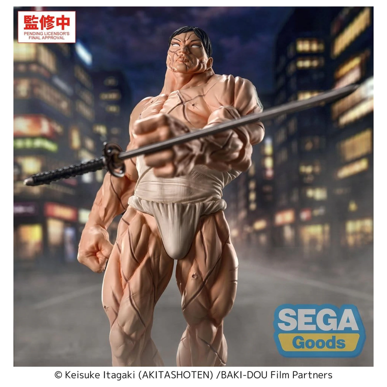 Baki-Dou Luminasta PVC figura Kaoru Hanayama 23 cm fotografija proizvoda