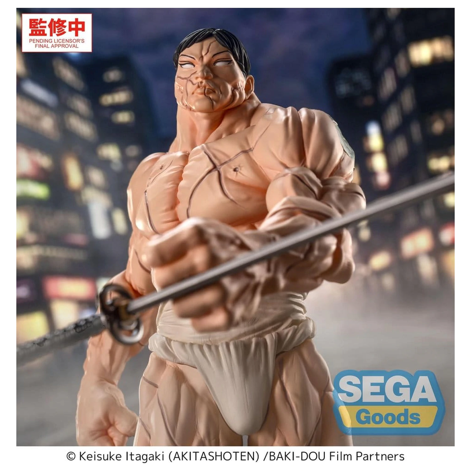 Baki-Dou Luminasta PVC figura Kaoru Hanayama 23 cm fotografija proizvoda
