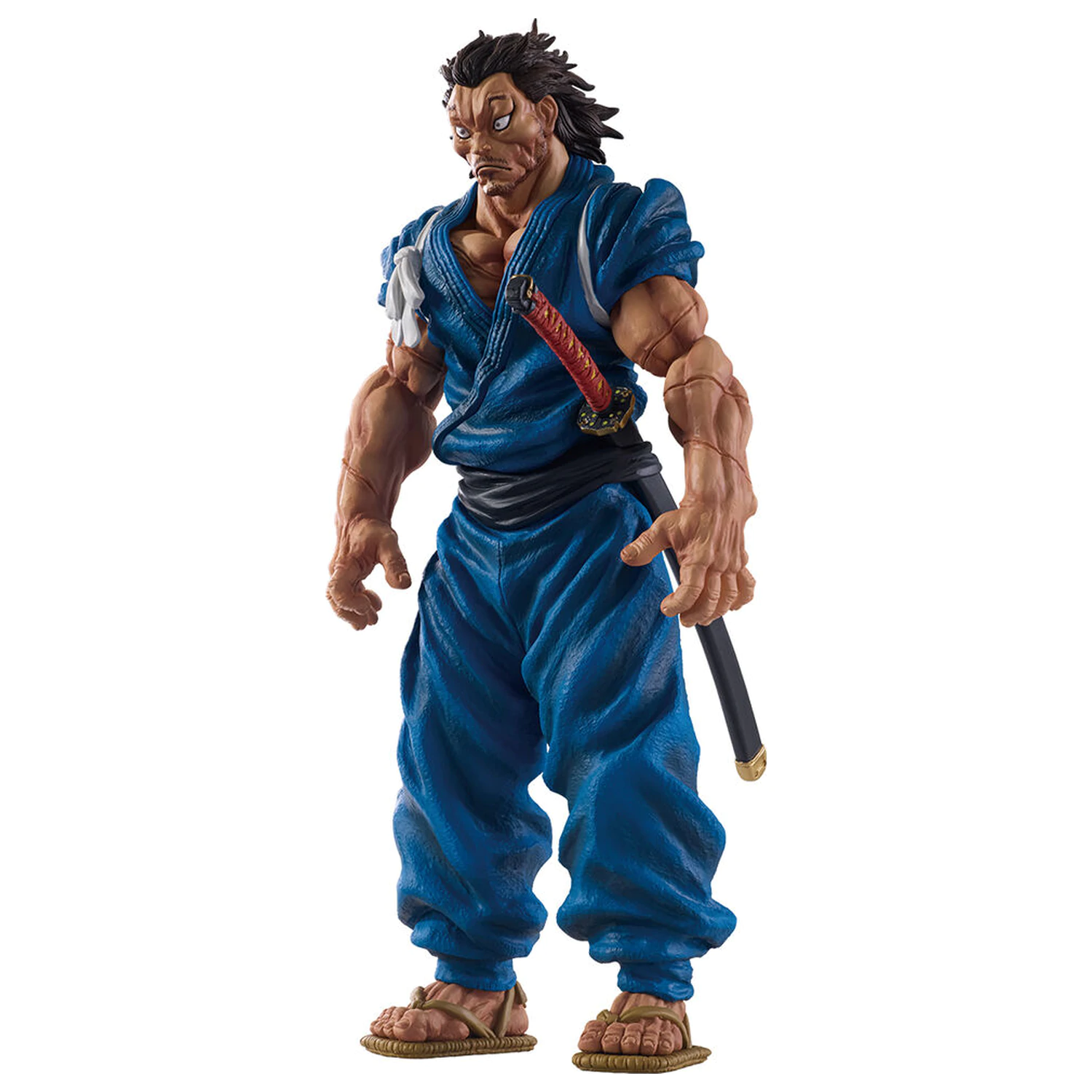 Baki Giant Heartbeat Musashi Miyamoto Ichibansho figura 26 cm fotografija proizvoda