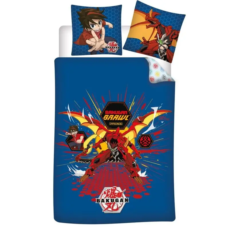 Bakugan mikrofiber navlaka za poplun krevet 90cm fotografija proizvoda