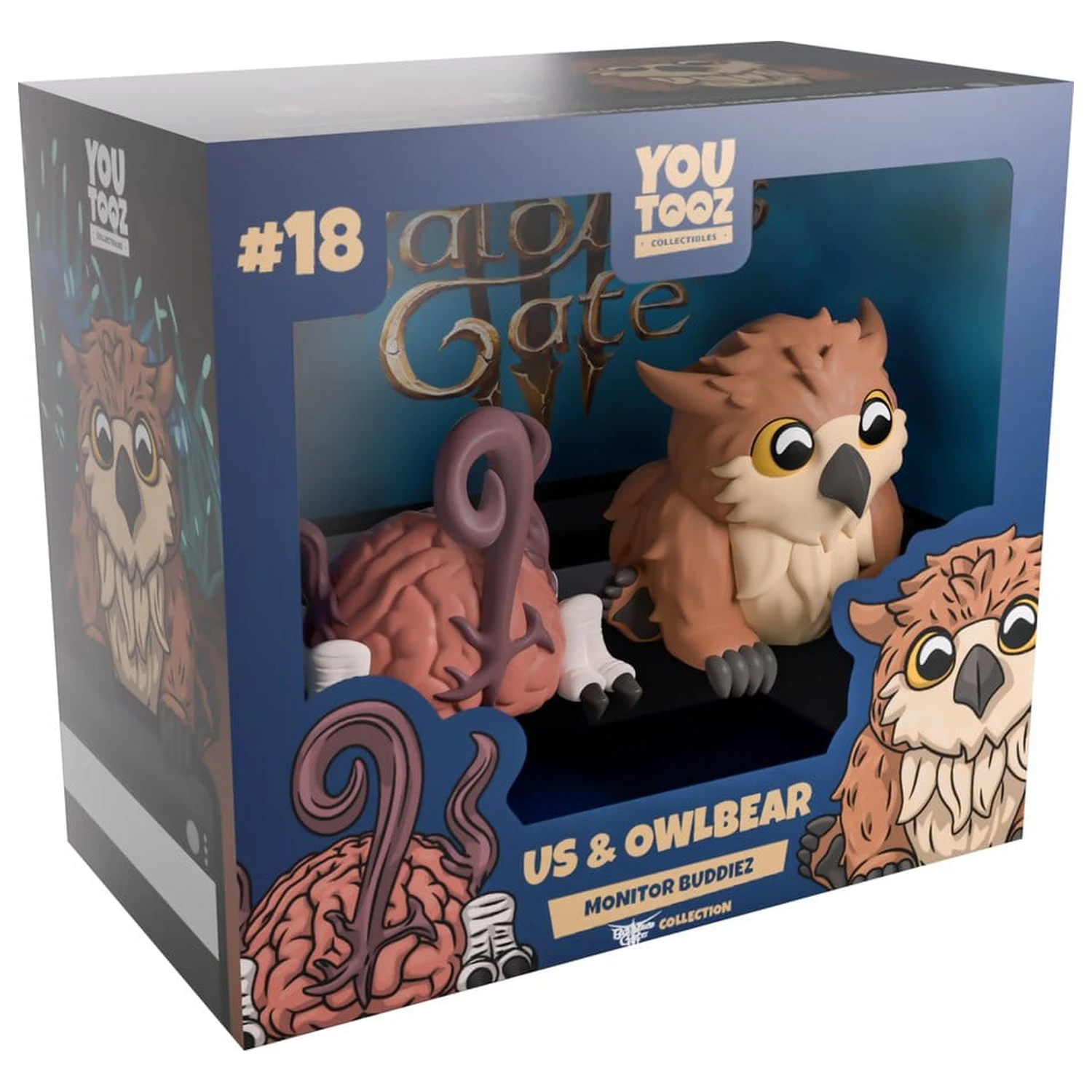 Baldur's Gate 3 Vinilne Figure Us & Owlbear 4 cm fotografija proizvoda