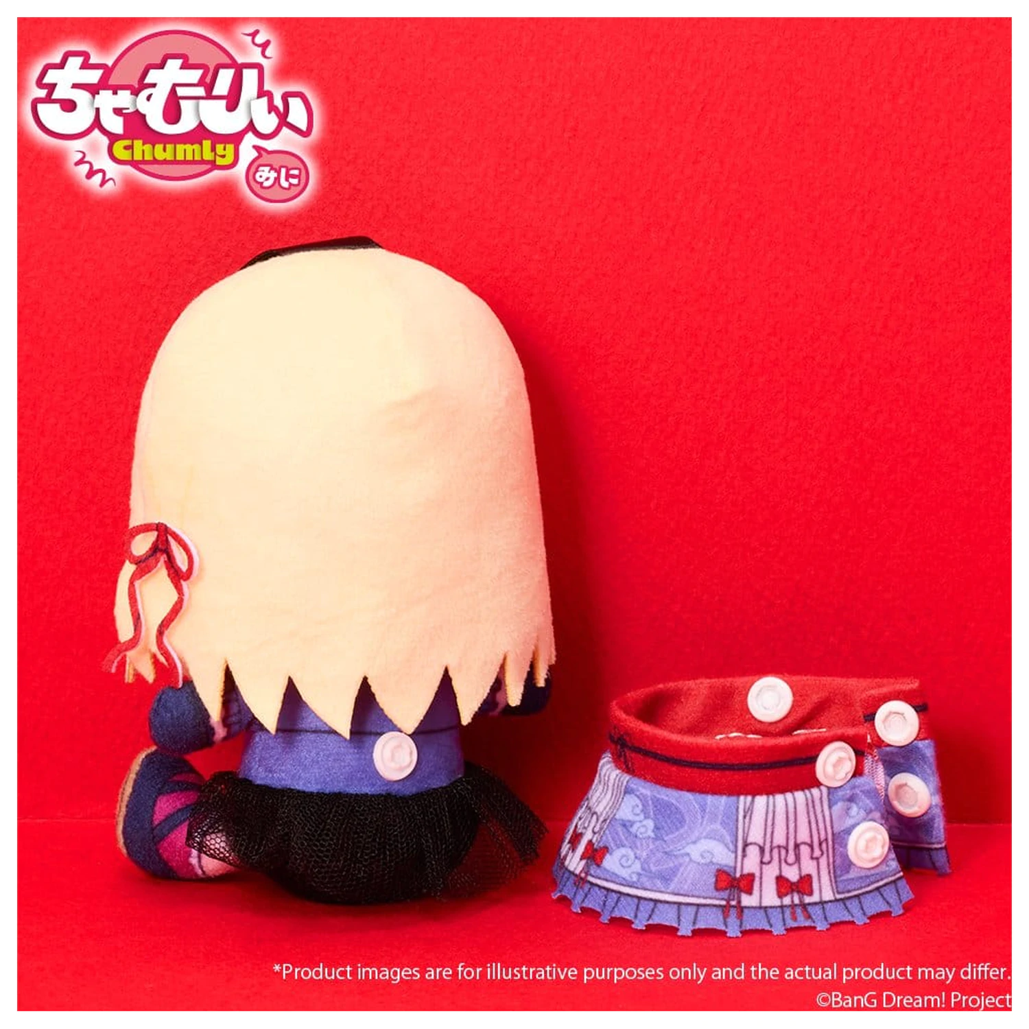 BanG Dream! Chamuri mini plišani privjesak za ključeve Ave Mujica Senbi Toryo Ver. Amoris 10 cm fotografija proizvoda