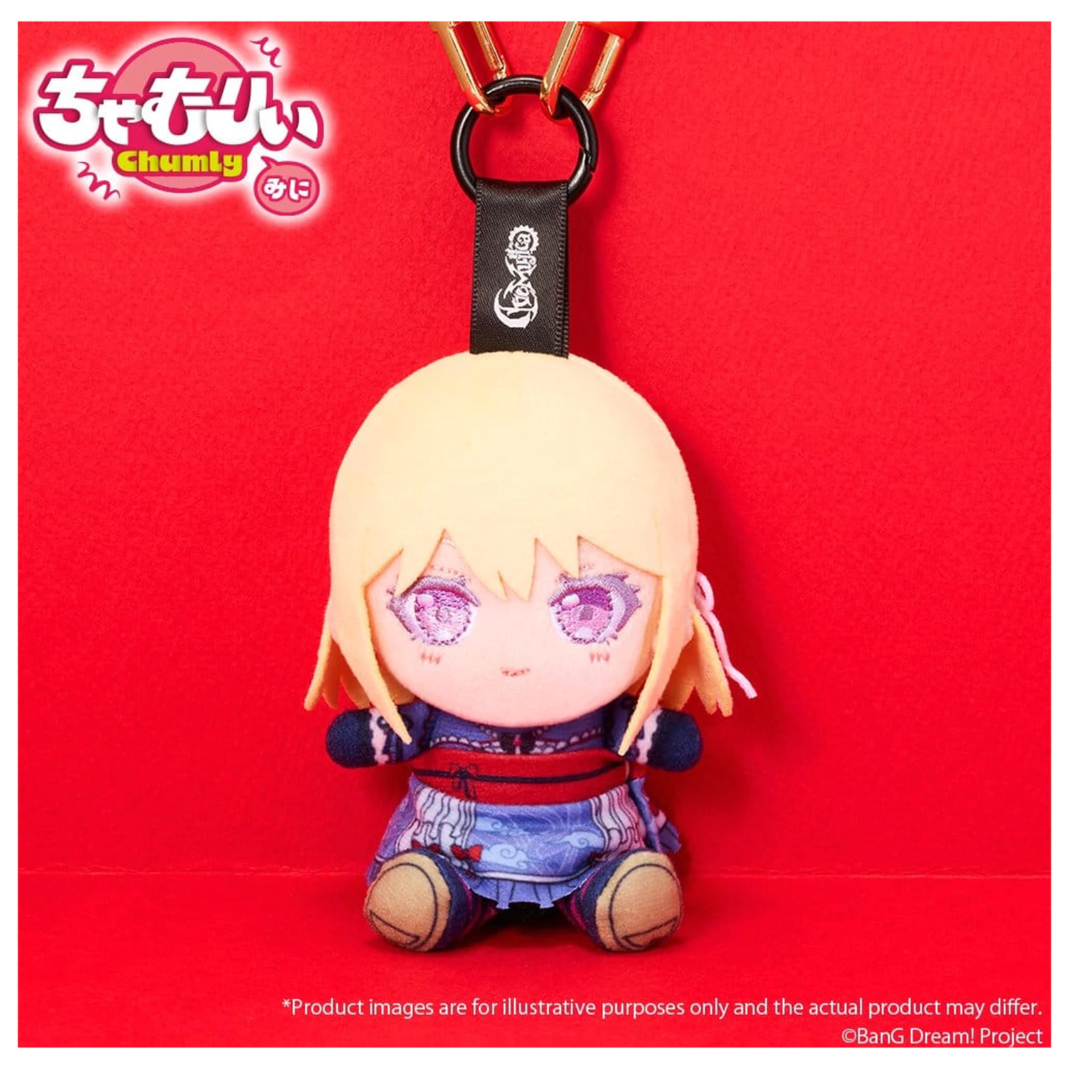 BanG Dream! Chamuri mini plišani privjesak za ključeve Ave Mujica Senbi Toryo Ver. Doloris 10 cm fotografija proizvoda