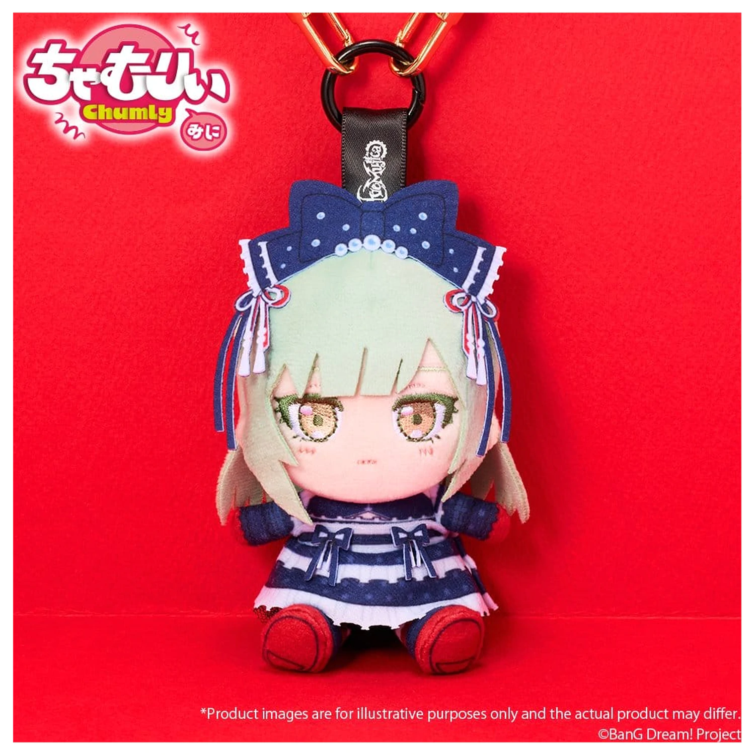 BanG Dream! Chamuri mini plišani privjesak za ključeve Ave Mujica Senbi Toryo Ver. Mortis 10 cm fotografija proizvoda