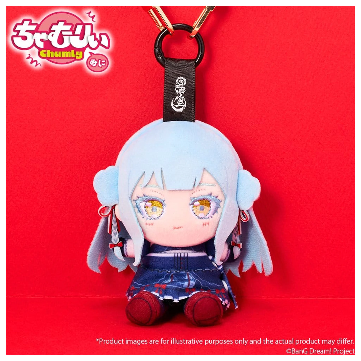 BanG Dream! Chamuri Mini plišani privjesak za ključeve Ave Mujica Senbi Toryo Ver. Oblivionis 10 cm fotografija proizvoda