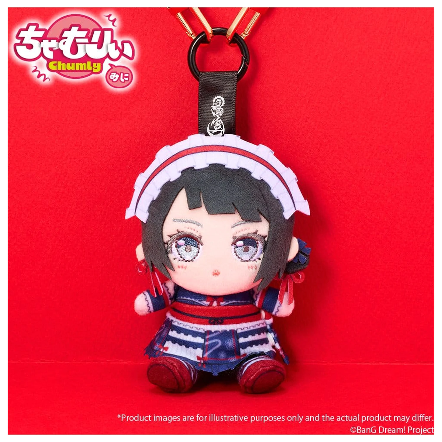 BanG Dream! Chamuri Mini plišani privjesak za ključeve Ave Mujica Senbi Toryo Ver. Timoris 10 cm fotografija proizvoda