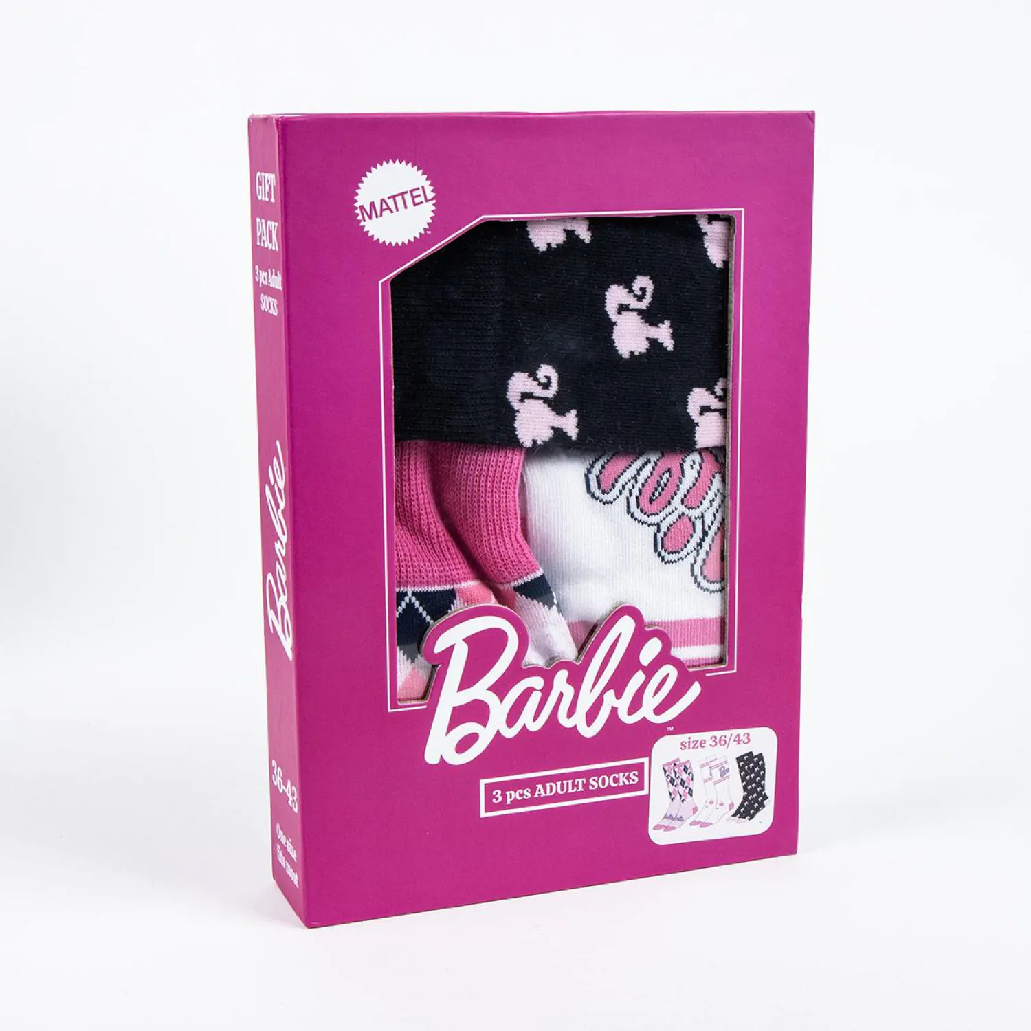 Barbie paket 3 para odraslih čarapa fotografija proizvoda