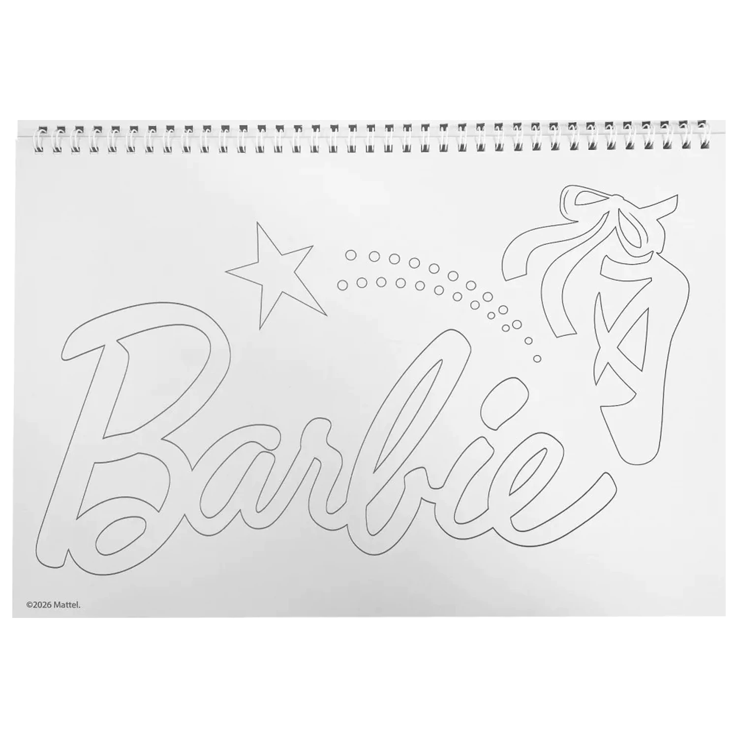 Barbie Ballerina A4 spiralni blok za skiciranje, 40 listova sa naljepnicama fotografija proizvoda