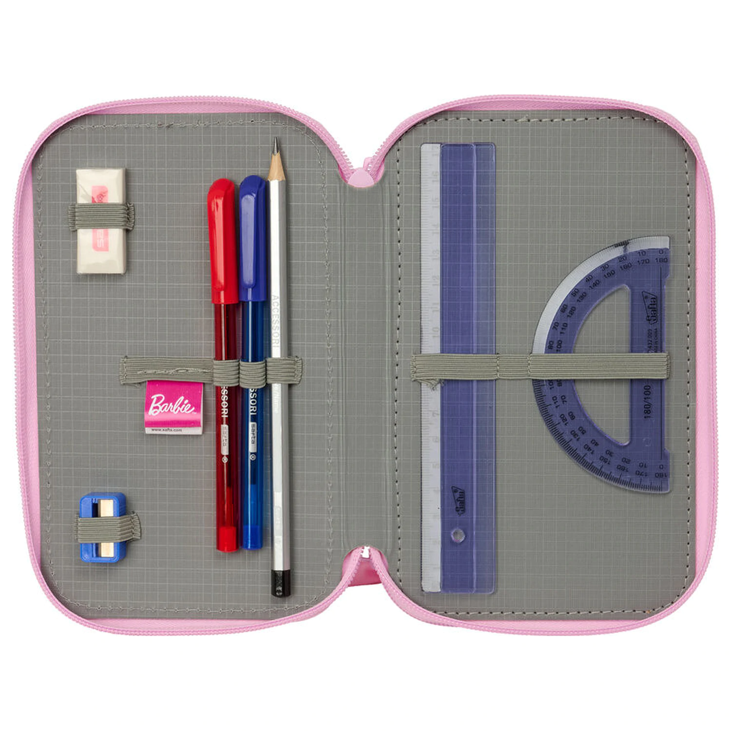 Barbie Balet trostruka pernica 37 komada fotografija proizvoda