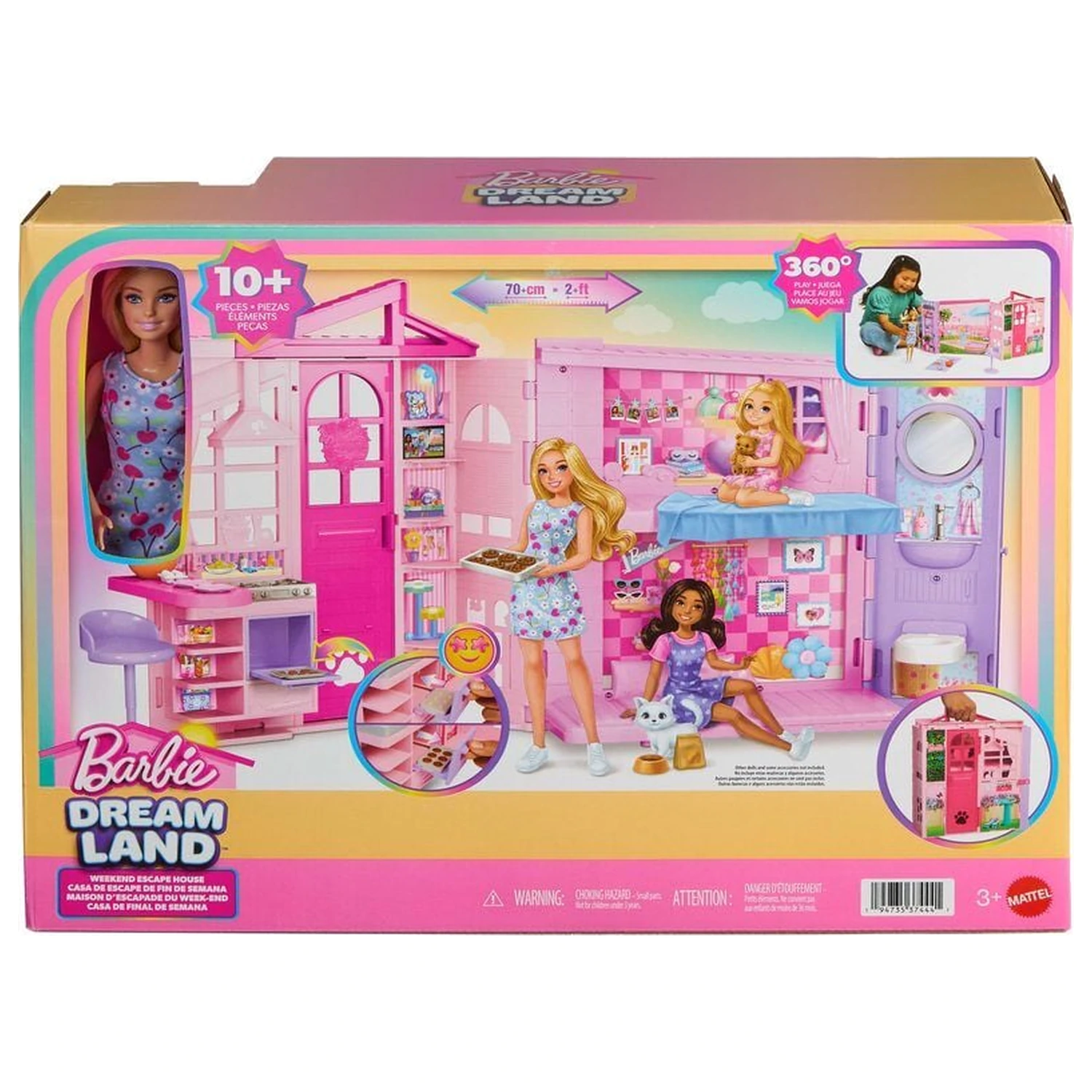 Barbie Dream Land Getaway Kućica lutka fotografija proizvoda
