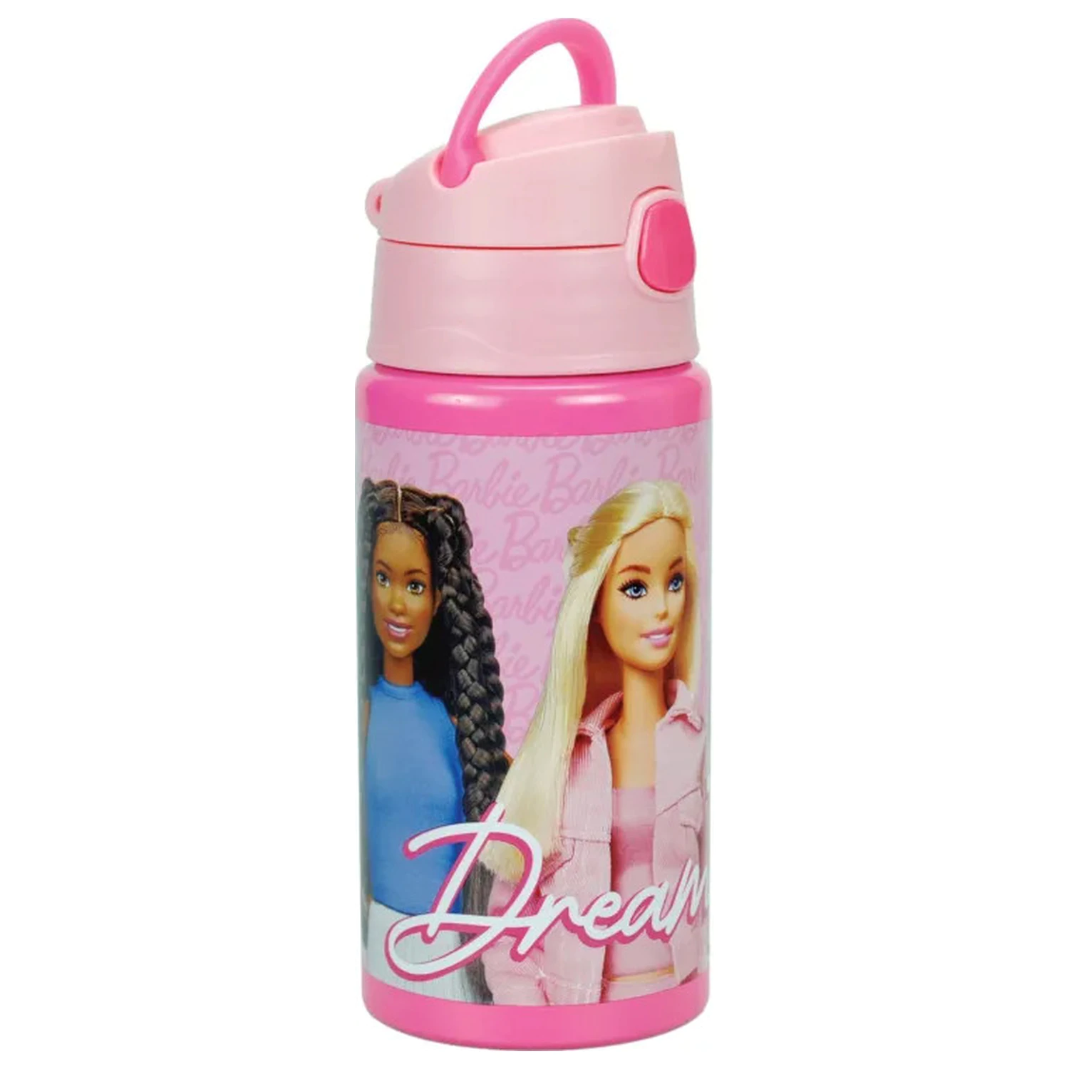 Barbie Dream Team aluminijska boca sa slamkom i vješalicom 500 ml fotografija proizvoda
